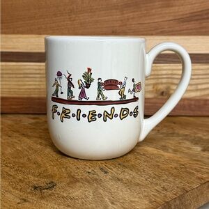 1996 Friends TV Show Ceramic Mug - White with Multicolor Design